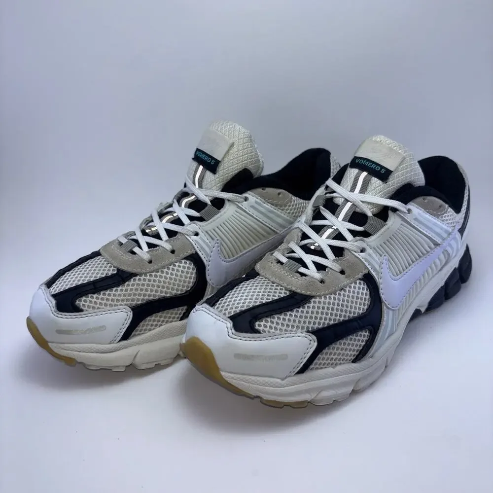 NIKE “Zoom Vomero 5” Supersonic Light Bone/Black Shoes Men’s Size 8.5